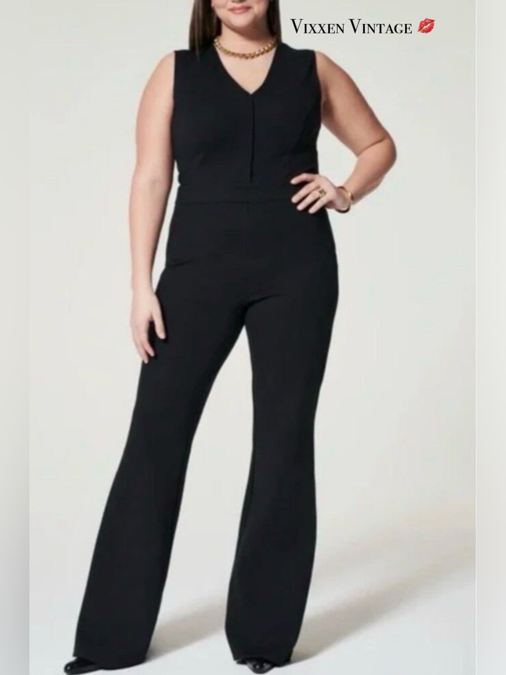 SPANX ‘PERFECT SLEEVELESS JUMPSUIT’ IN CLASSIC BLACK